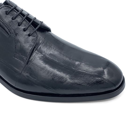 Туфли Bruno Antolini черные кожа угря демисезонные - фото 6, 92642 BA NERO