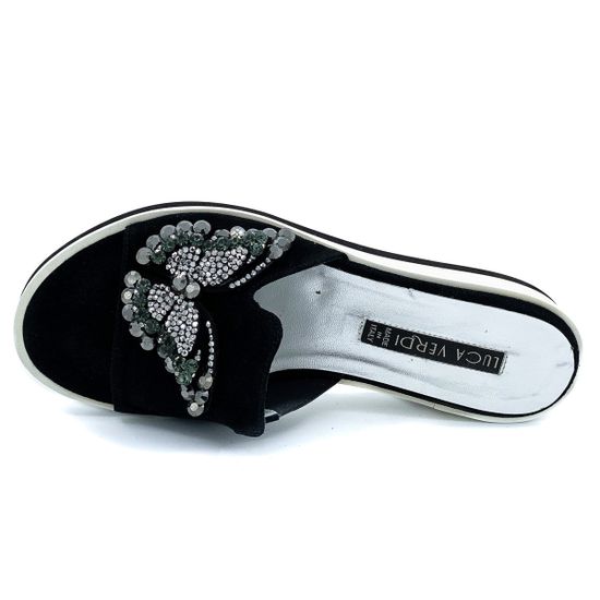 Шлепанцы Luca Verdi черные - фото 5, 