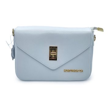 Сумка кросс-боди Di Gregorio белая кожаная - фото 1, 8889 DG BIANCO