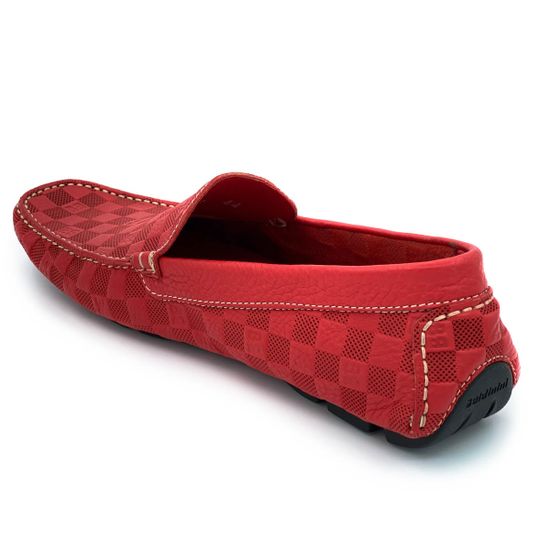 Мокасины Baldinini красные кожаные - фото 3, 