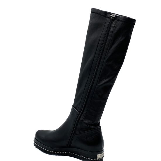 Сапоги Mara черные кожаные демисезонные - фото 3, 670FORMI MR