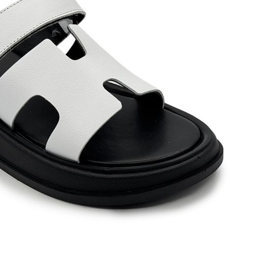 Сабо женские CV COVER белые кожаные - фото 6, 1623-2 COV BIANCO