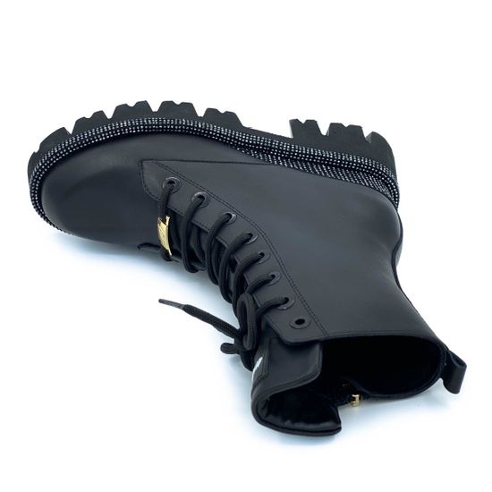 Ботинки Marcelo Lopez черные кожаные демисезонные - фото 5, ER11540 ML