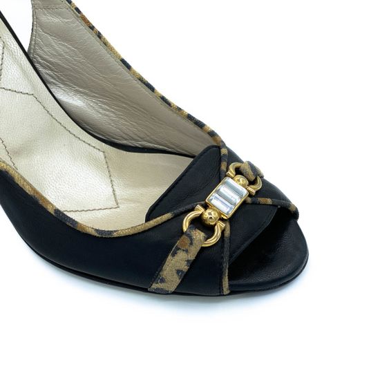 Босоножки Ilasio Renzoni черные кожаные - фото 5, 