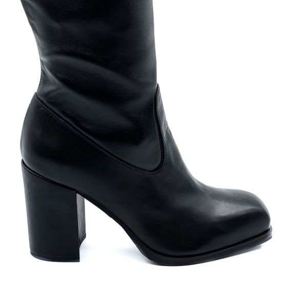 Сапоги Fru.it черные кожа МЕХ - фото 4, 5070M FR