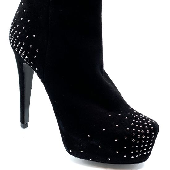 Сапоги Renzi черные замшевые демисезонные - фото 6, 414020 RZ