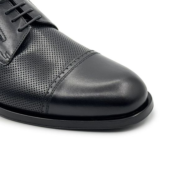 Туфли Barcly черные кожаные - фото 6, 79050 BAR NERO