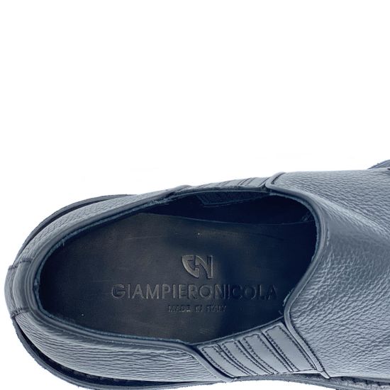 Ботинки Giampieronicola черные кожаные демисезонные - фото 7, D41114 GPN NERO