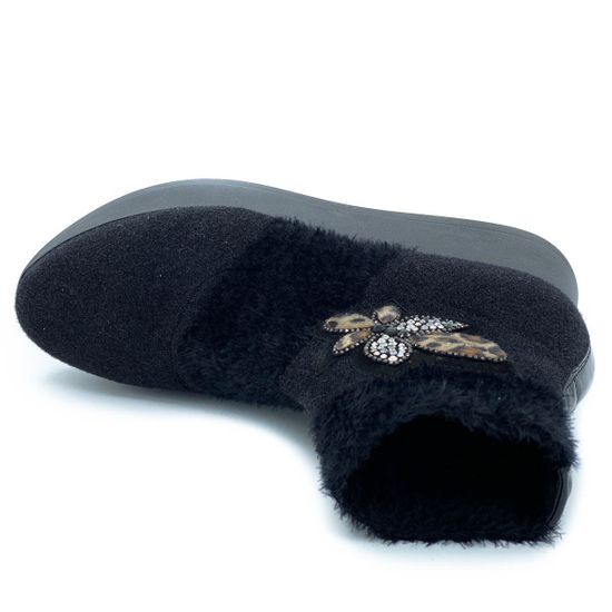 Ботинки Marzetti черные войлок демисезонные - фото 5, 