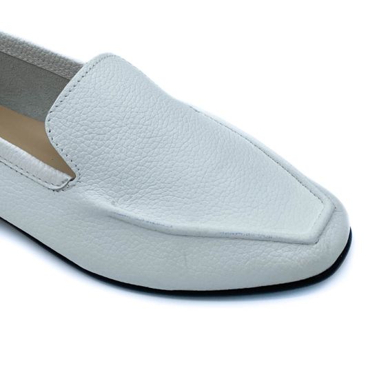 Мокасины Cover белые кожаные - фото 6, 738-39 COV