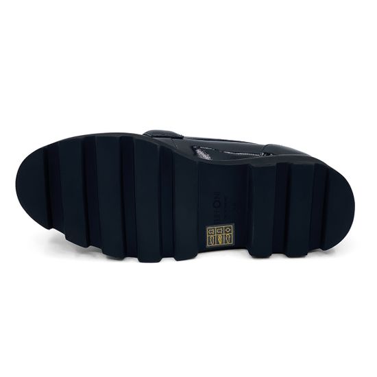 Лоферы Tuffoni черные лакированные демисезонные - фото 4, 