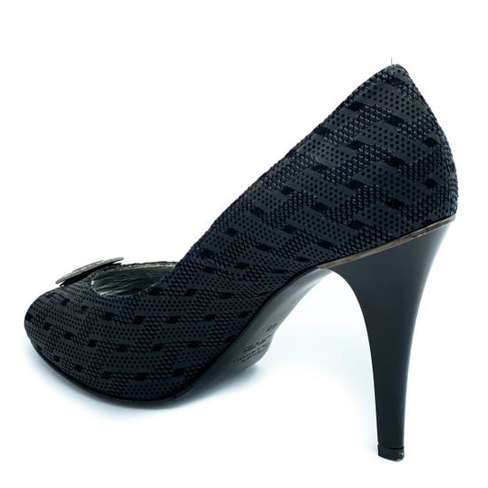 Туфли Giorgio Piergentili черные замшевые - фото 3, 