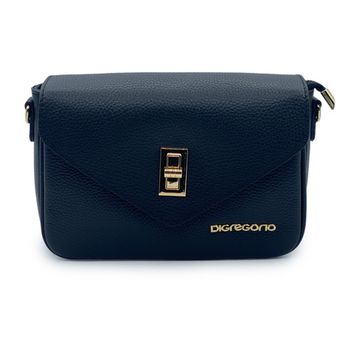 Сумка кросс-боди Di Gregorio черная кожаная - фото 1, 8889 DG NERO