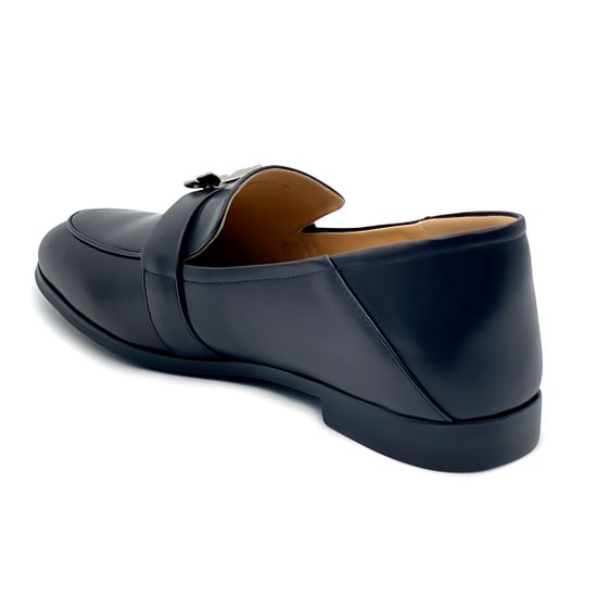 Лоферы TUFFONI кожаные черные - фото 3, 1024011LL TUF