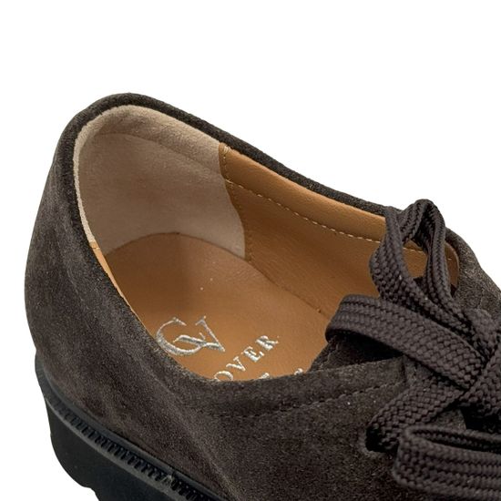 Полуботинки CV COVER серо-коричневые замшевые демисезонные - фото 7, 707333-1 COV GRIGIO