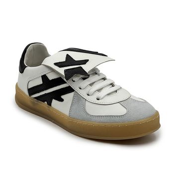 Кеды MIMMU серые/белые замша/кожа демисезонные - фото 2, M079M7 MIM