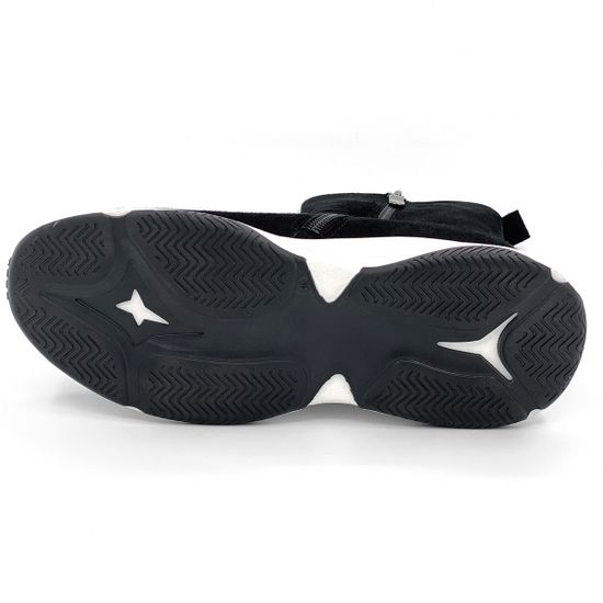 Ботинки Cover черные замшевые МЕХ на спортивном ходу - фото 4, 