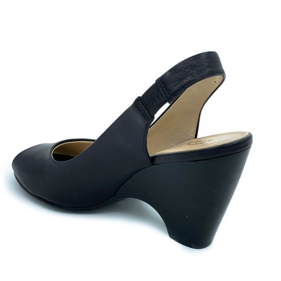 Босоножки Cover черные кожаные - фото 3, 