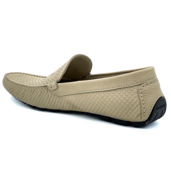 Мокасины Baldinini бежевые кожаные - фото 3, 