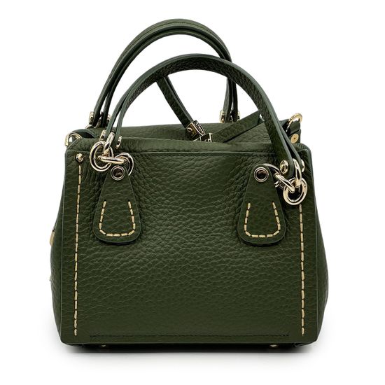 Сумка Gironacci зеленая кожаная - фото 1, 2430 GIR VERDE