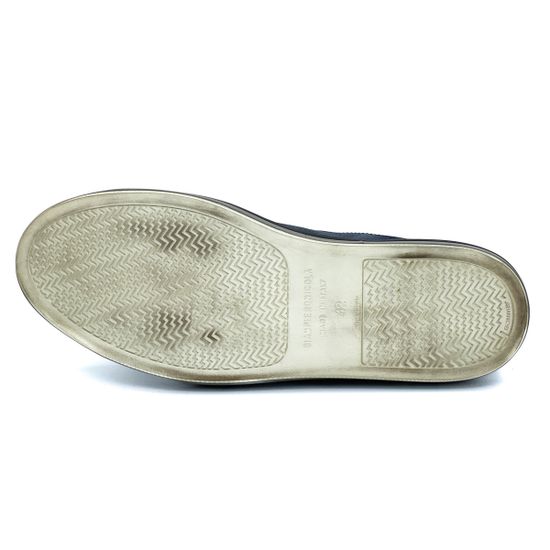 Кеды Giampieronicola синие кожаные - фото 4, 