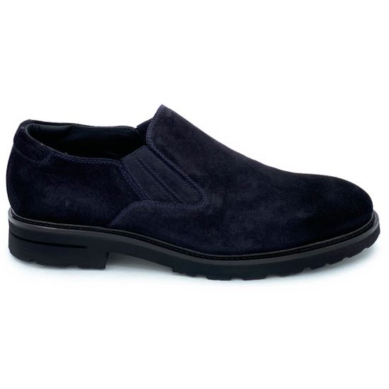 Ботинки Giampieronicola синие замшевые демисезонные - фото 1, 