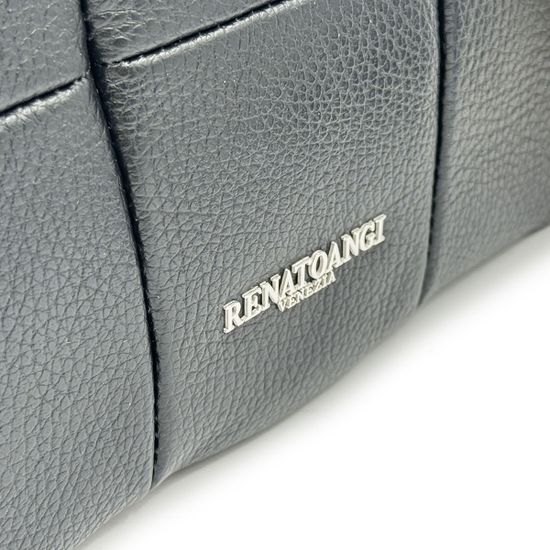 Сумка кросс-боди Renato Angi черная кожаная - фото 4,