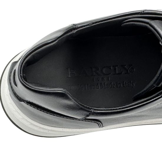 Кеды Barcly черные кожаные - фото 7, 67900 BAR NERO