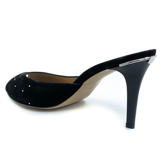 Сабо Giorgio Piergentili черные замшевые - фото 3, 