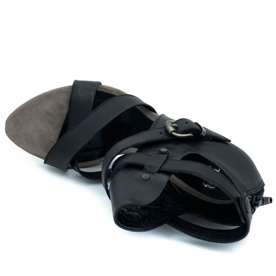 Босоножки Fru.it черные кожаные - фото 4, 3842 (Taupe) FR