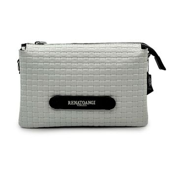 Сумка кросс-боди Renato Angi кожа плетенная белая - фото 1, 3451417 RA BIANCO