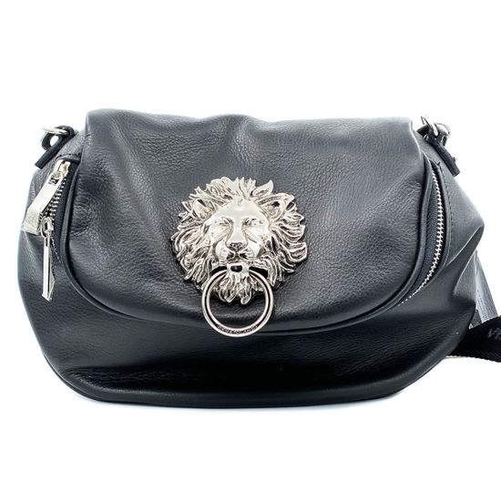 Сумочка Renato Angi черная кожаная - фото 1, 