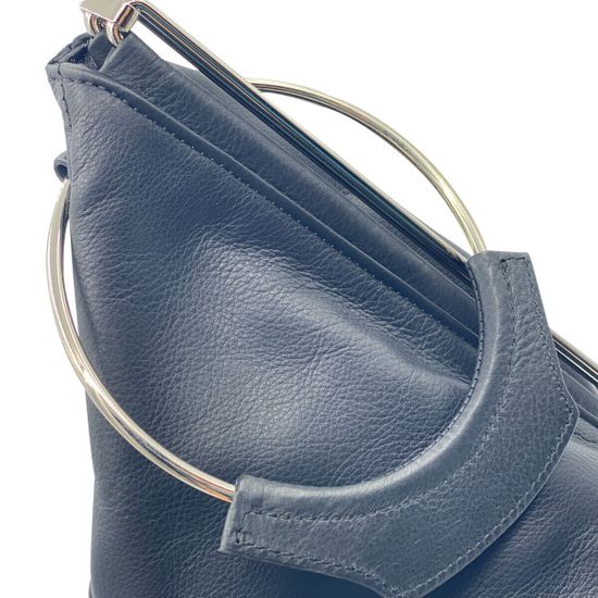 Сумка-рюкзак Renato Angi черная кожаная - фото 5, 