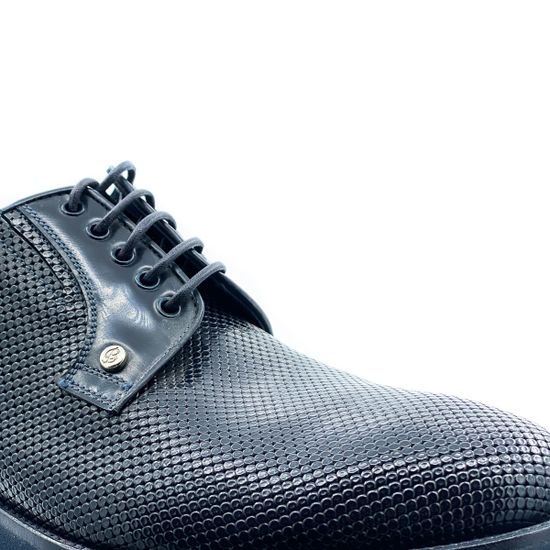 Ботинки мужские Barcly синие кожаные - фото 6, 