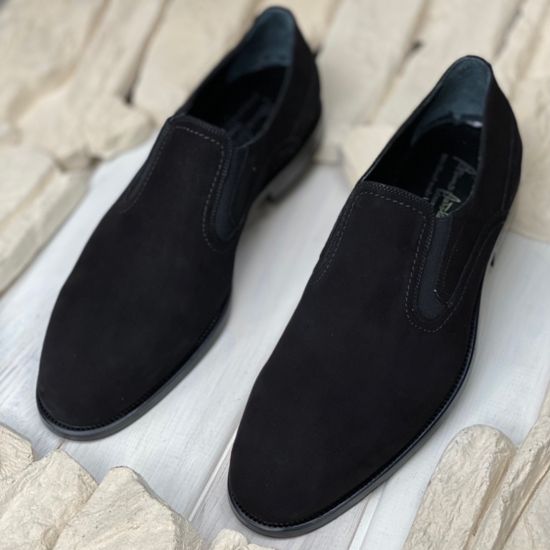 Туфли Bruno Antolini черные замшевые - фото 8, 