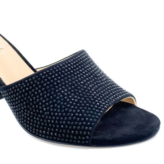 Сабо Gianni Renzi  черные замшевые - фото 6, RA1060A GR