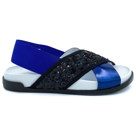 Сандалии  Jeannot бело-синие - фото 1, 37065 JN