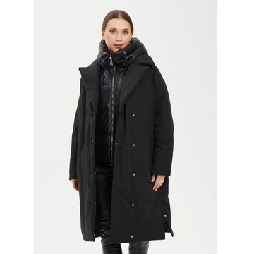 Пуховик Tuffoni черный длинный, 7824012D TUF NERO