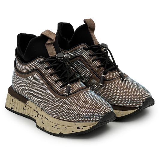 Кроссовки NILA&amp;NILA коричневые замшевые на меху - фото 8, NO6467M NIL MORO