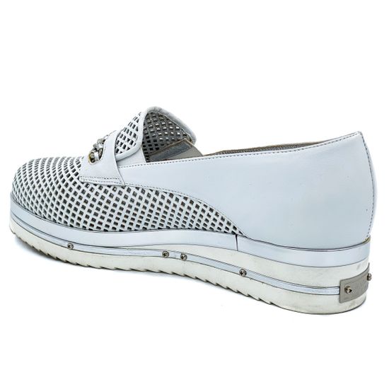 Слипоны Mara белые - фото 3, 