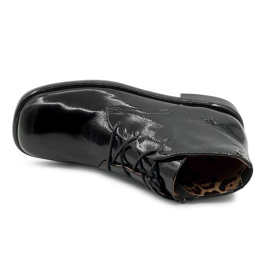 Ботинки TUFFONI черные лаковые демисезонные - фото 5, 1725032PL TUF NERO