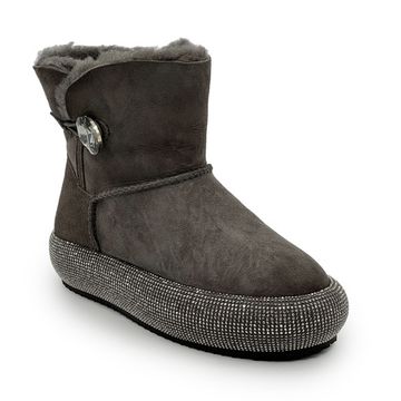 Ботинки угги TUFFONI серые замшевые на меху - фото 2, 1024047VF TUF GRIGIO