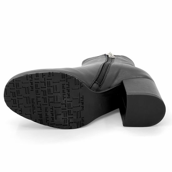 Ботильоны Tiffi черные кожаные МЕХ - фото 4, GR107M/60ZG TI NAP