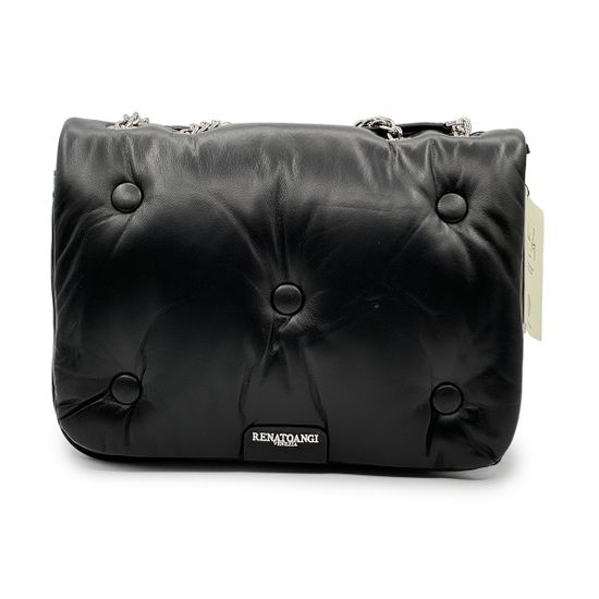 Сумка Renato Angi черная кожаная - фото 1, 3203411 RA NERO