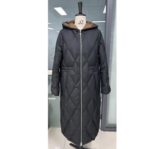 Пальто - пуховик Tuffoni черно-коричневый - фото 5,