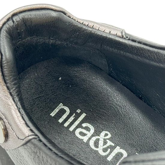 Кроссовки NILA&amp;NILA черные замша/кожа демисезонные - фото 7, NO9014 NIL NERO