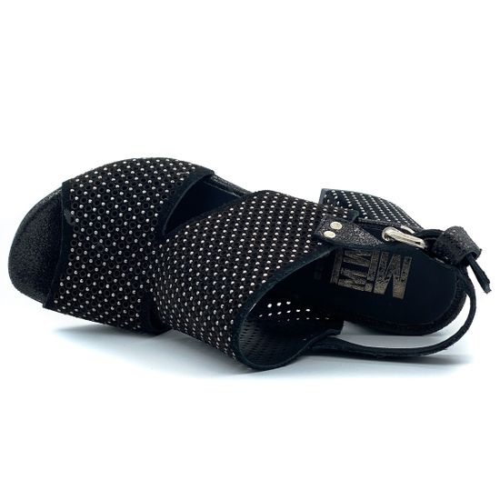 Босоножки Mimmu замшевые черные - фото 5, 