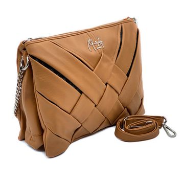 Сумка Renato Angi рыжая кожаная плетеная - фото 2, 2703581 RA MORO