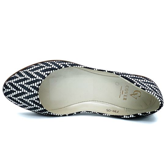 Балетки Cover черно-белые - фото 5, 739-05 COV
