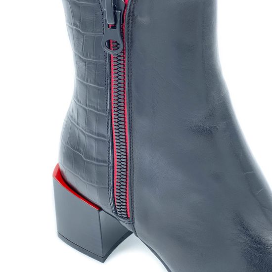 Ботильоны Donna Soft черные кожаные демисезонные - фото 6, 